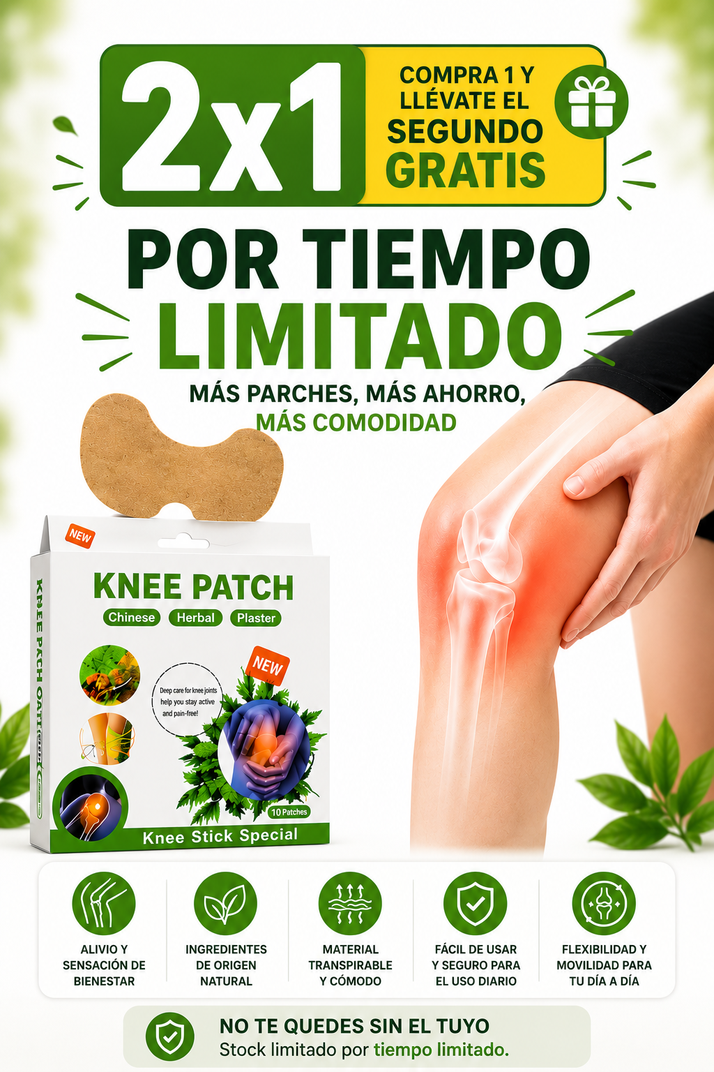 KNEE PATCH ™Original | OFERTA 2X1 POR TIEMPO LIMITADO